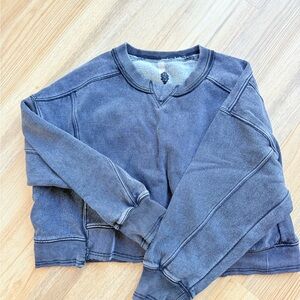 Free People Charcoal Sweatshirt